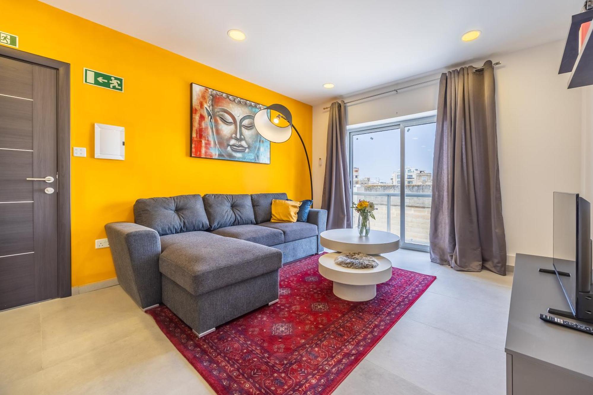 Sleek & Stylish 2Br Accommodation With Large Private Terrace - Close To Saint Julian'S & Tigne Shopping Mall Sliema Dış mekan fotoğraf